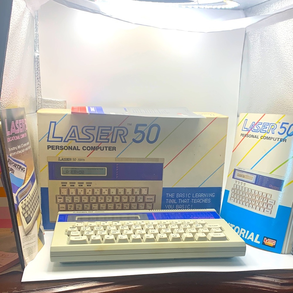 Laser 50 Personal Computer with Box
No cords